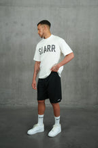 Siarr Scribble T-Shirt - White/Black