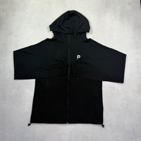 Patterned P Logo Windrunner - Black