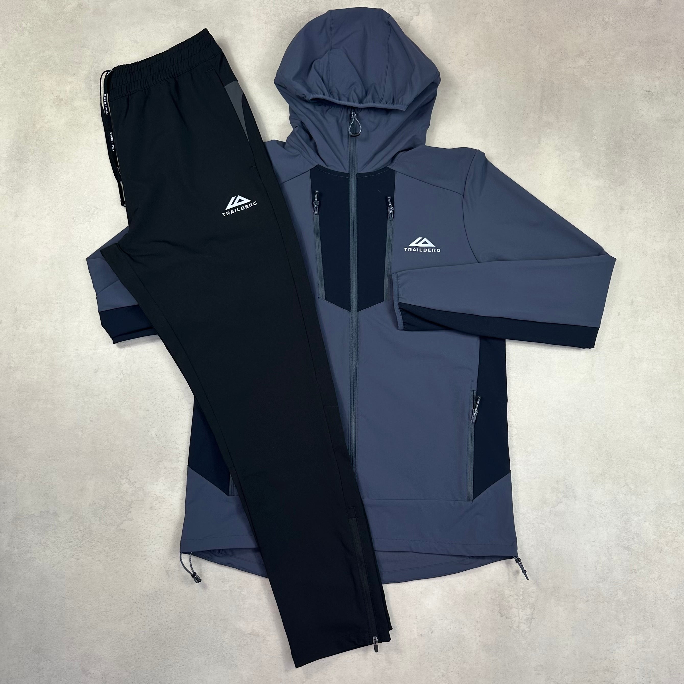 Trailberg Faltenjura Windrunner - Ombre Blue/Salute
