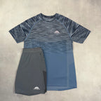 Trailberg Striped Apex T-Shirt & Triathlon Shorts Set