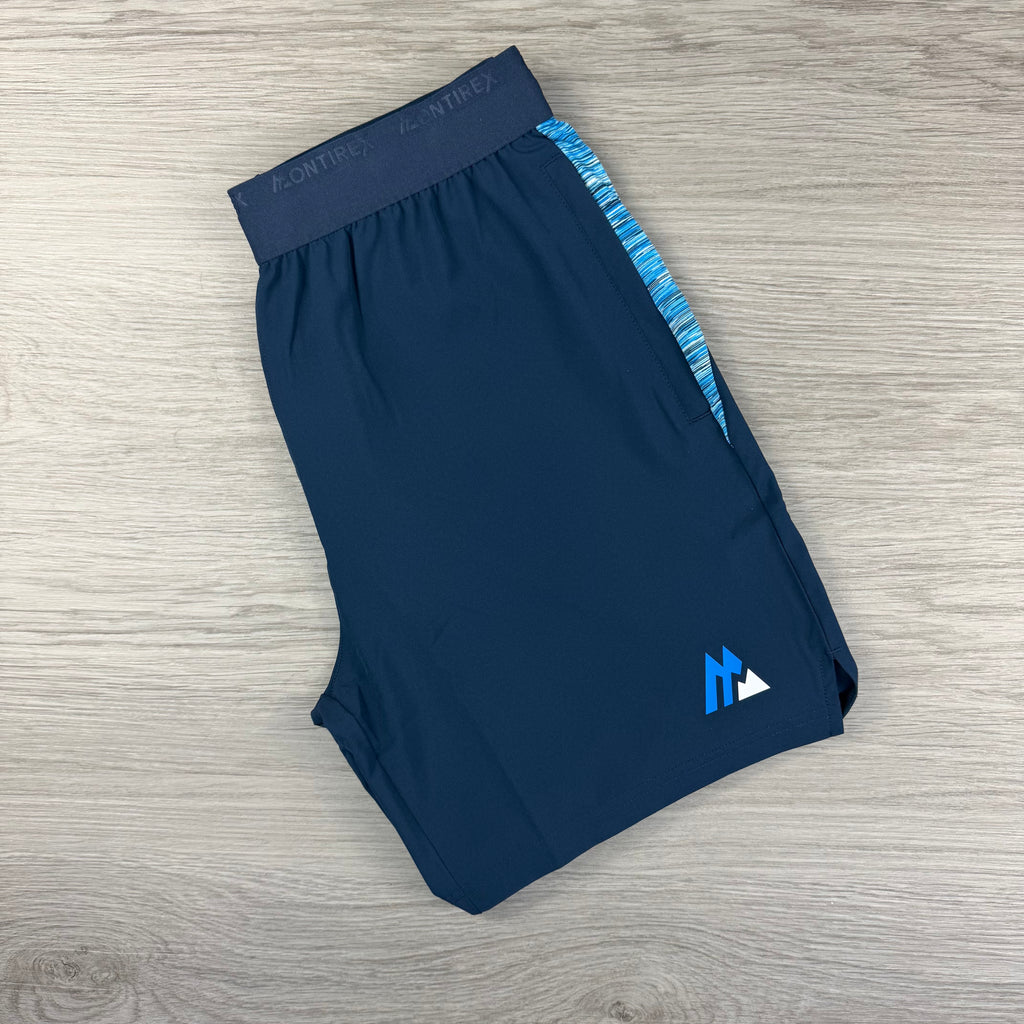 Montirex x LPL Run City Shorts - Navy/Blue