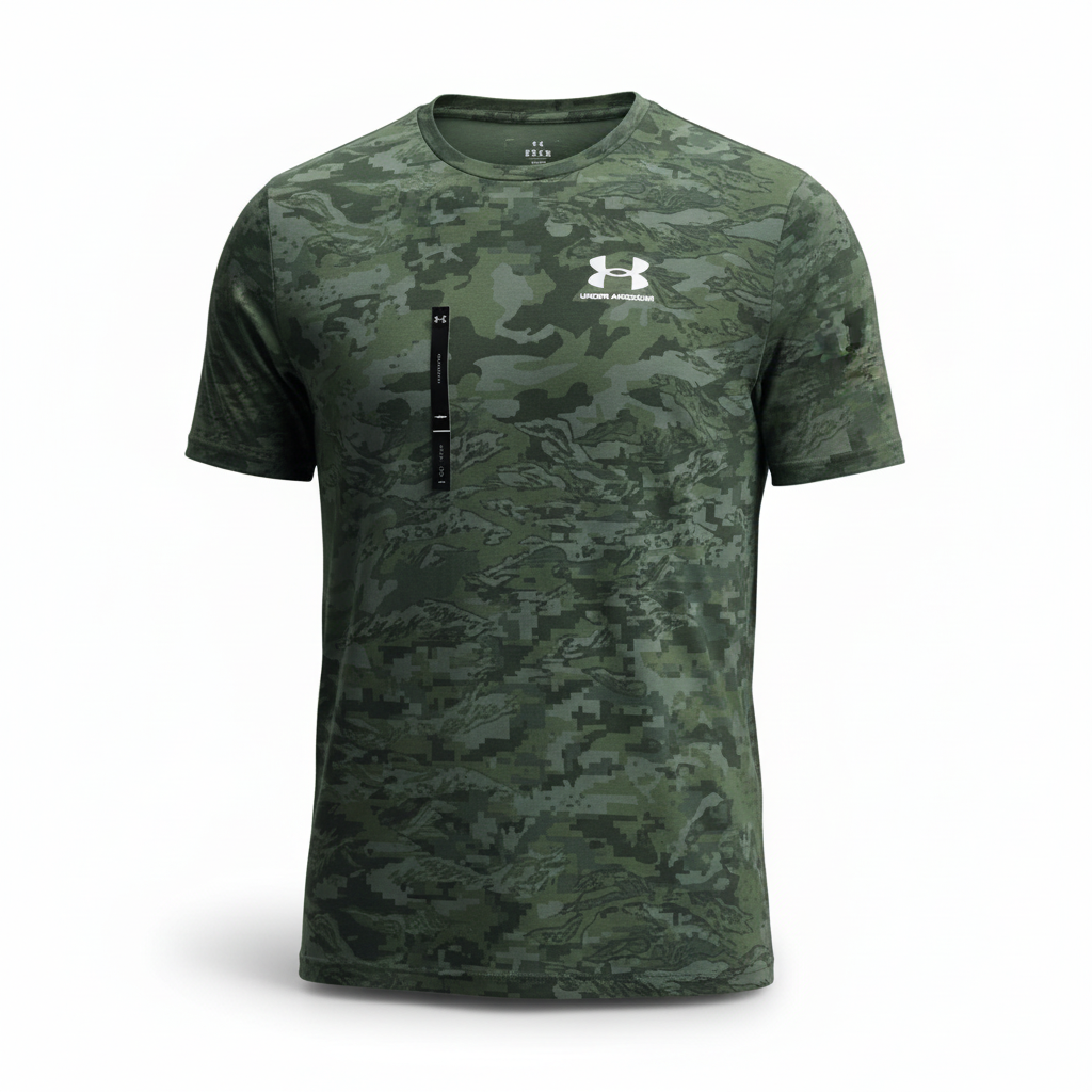 Under Armour ABC SS T-Shirt Green Camo