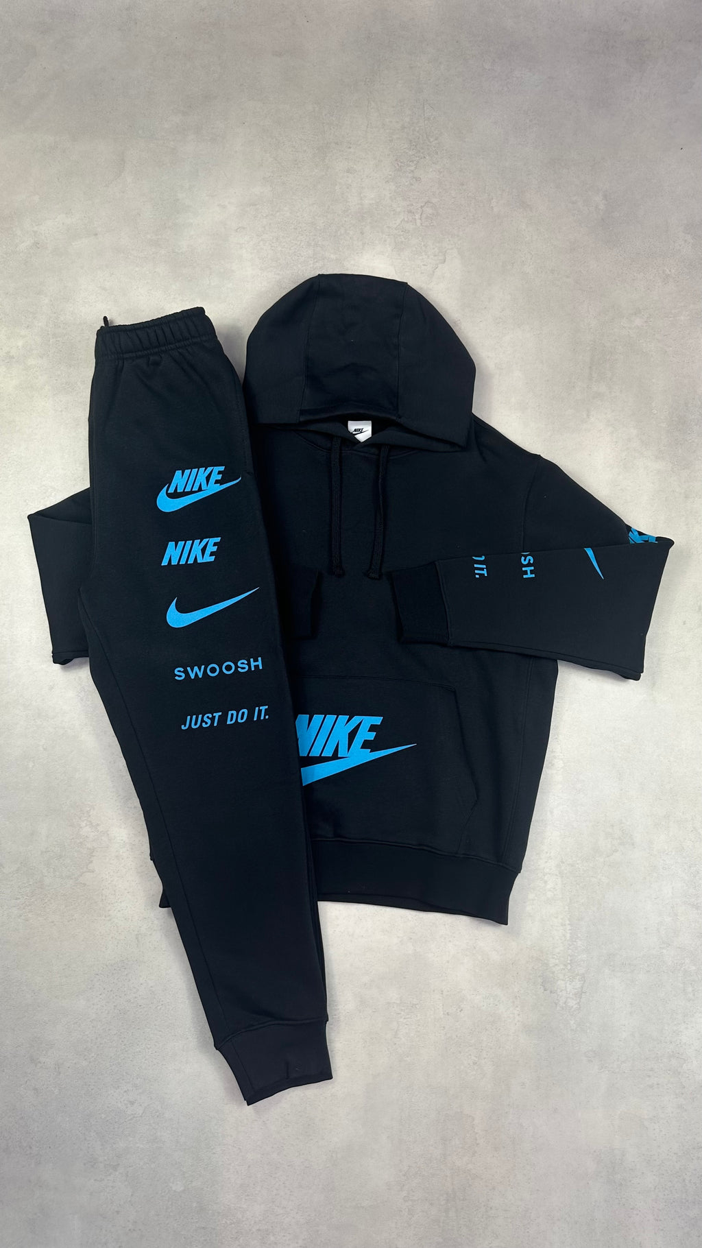 Nike Standard Issue Hoodie Black/Blue