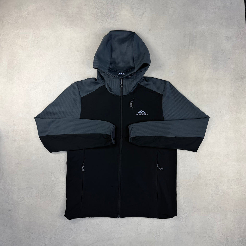Trailberg Black Rapid Dash Jacket & Essential Pants Tracksuit