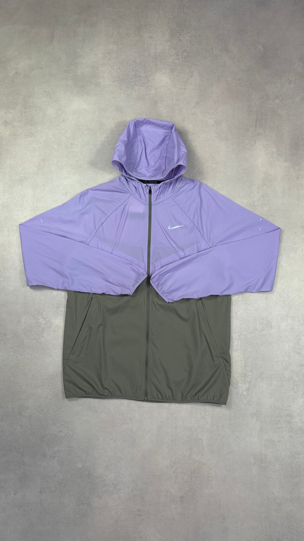 Nike Lilac Windrunner & Black Challenger Pants Duo Set