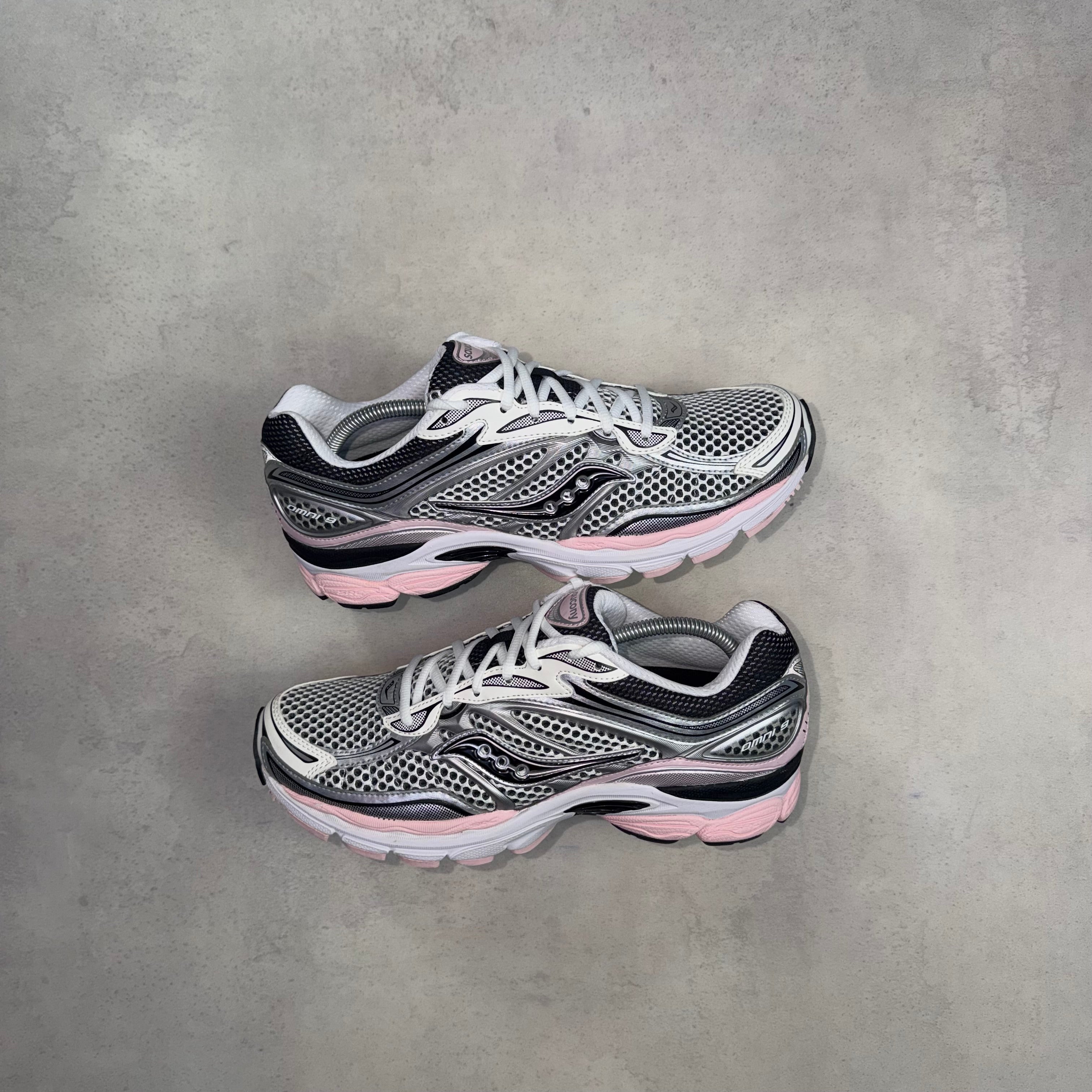 Saucony Progrid Omni 9 - Silver/Pink