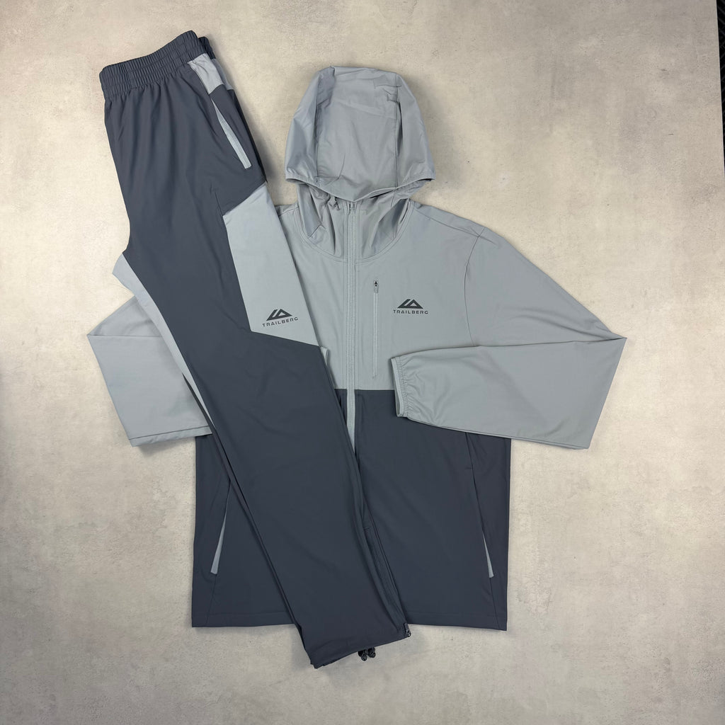 Trailberg Lunar Grey Odyssey Windrunner & Pants Tracksuit