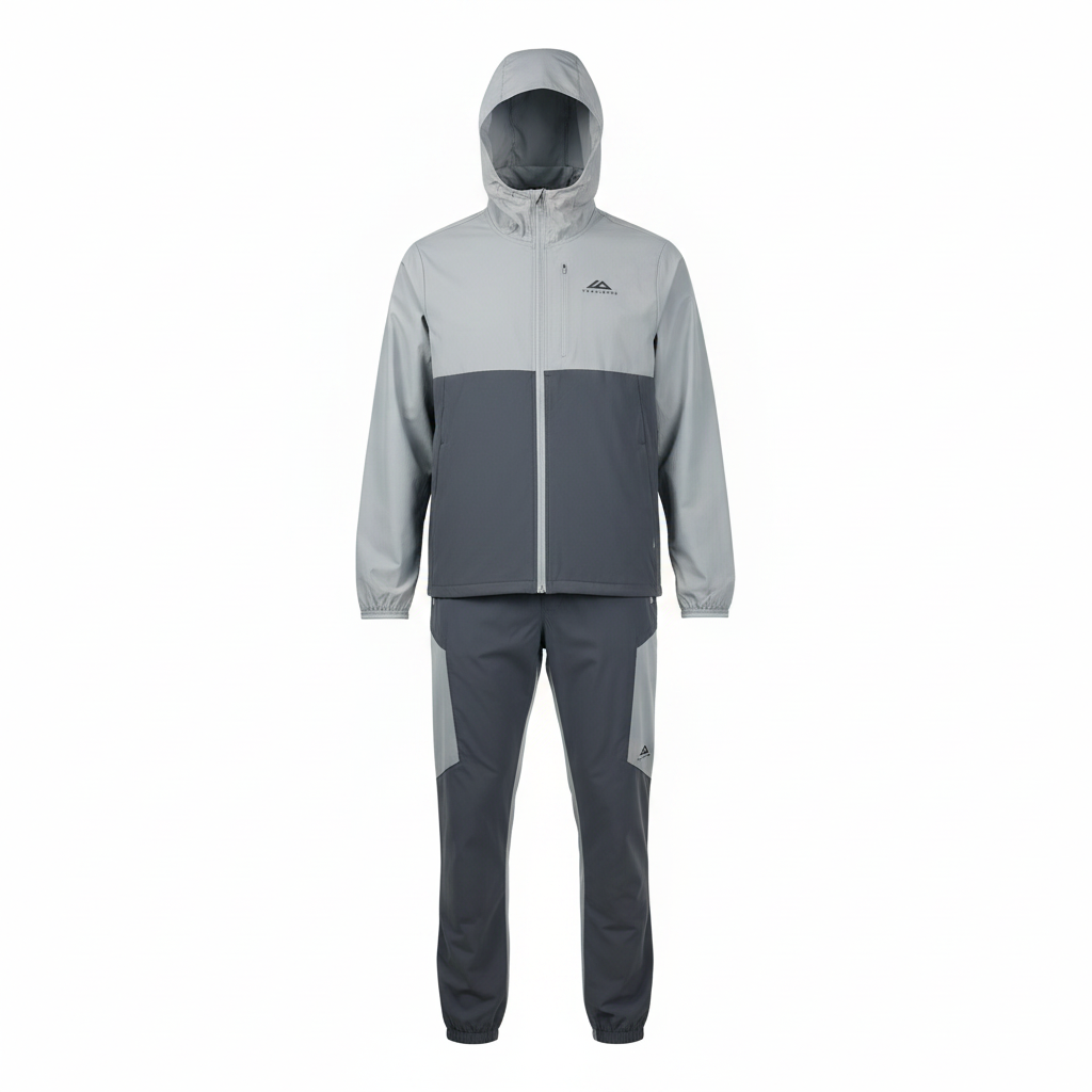 Trailberg Lunar Grey Odyssey Windrunner & Pants Tracksuit