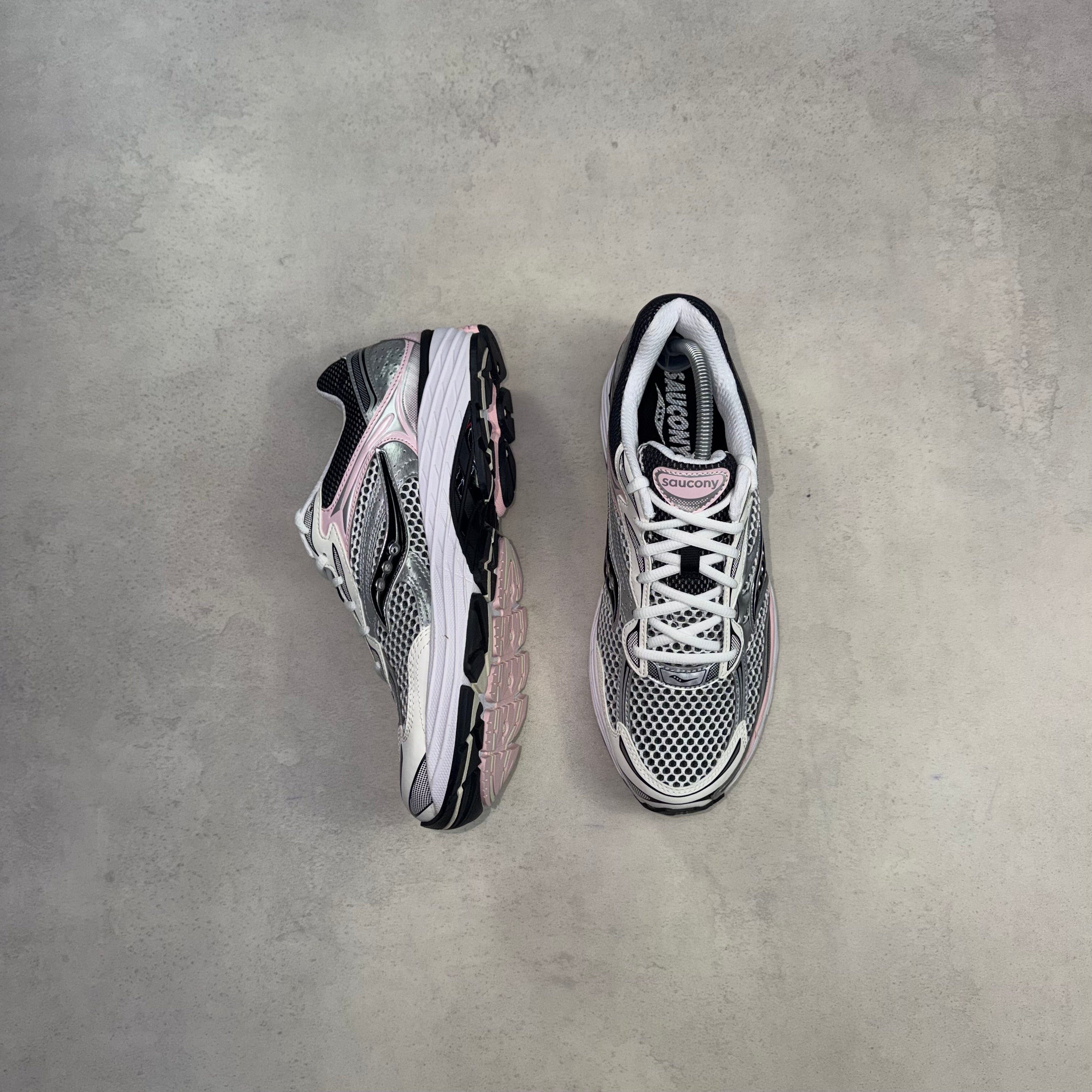 Saucony Progrid Omni 9 - Silver/Pink