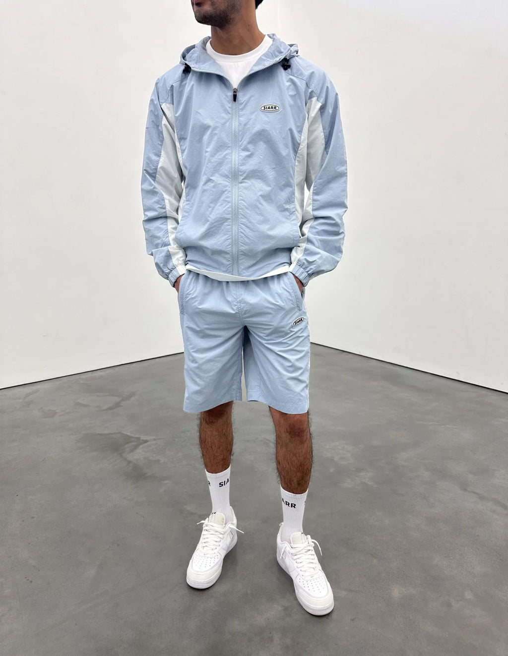 Siarr Orbit Shorts - Light Blue