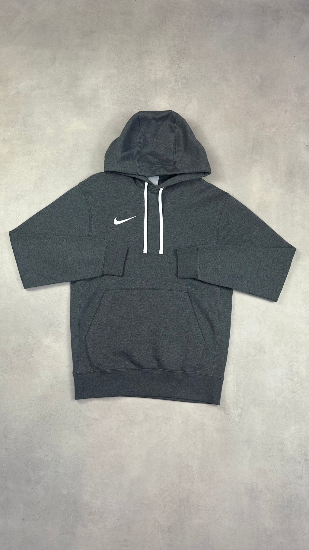 Nike Club Swoosh Hoodie Charcoal Grey