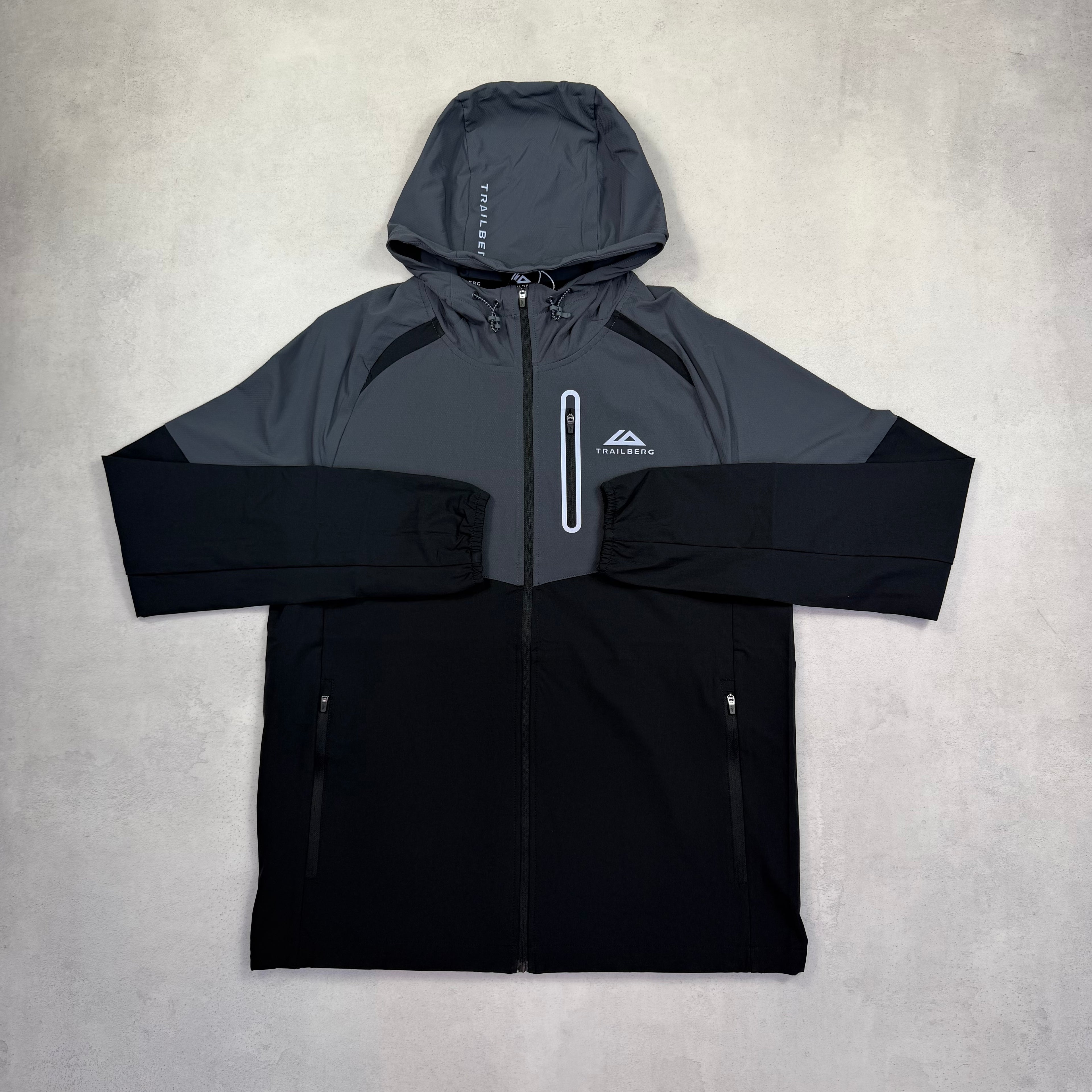 Trailberg Cloud Windrunner - Black/Volcano Grey