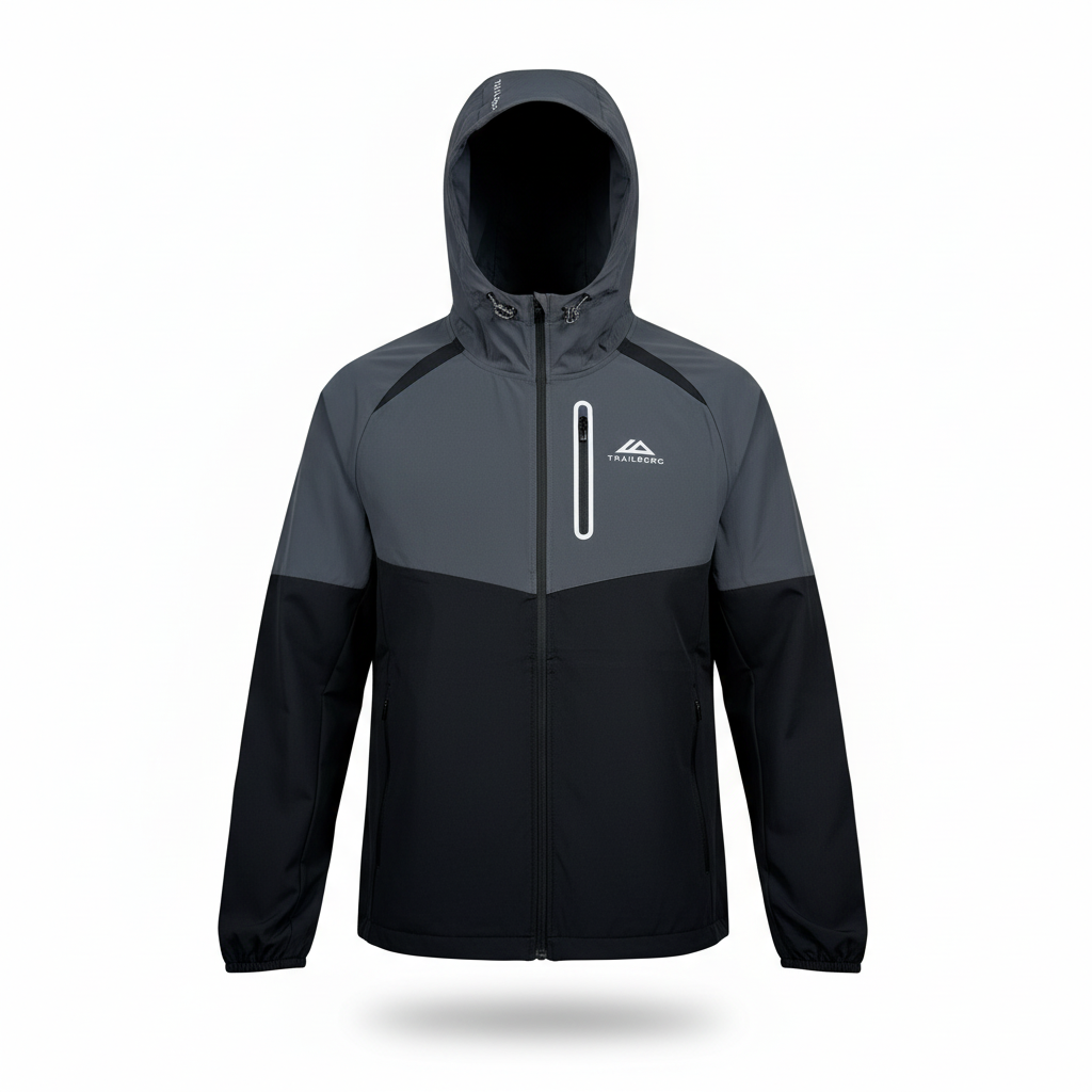 Trailberg Cloud Windrunner - Black/Volcano Grey