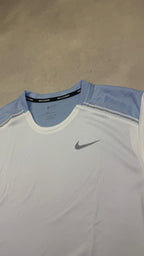 Nike Miler T-Shirt - White/Cobalt Bliss
