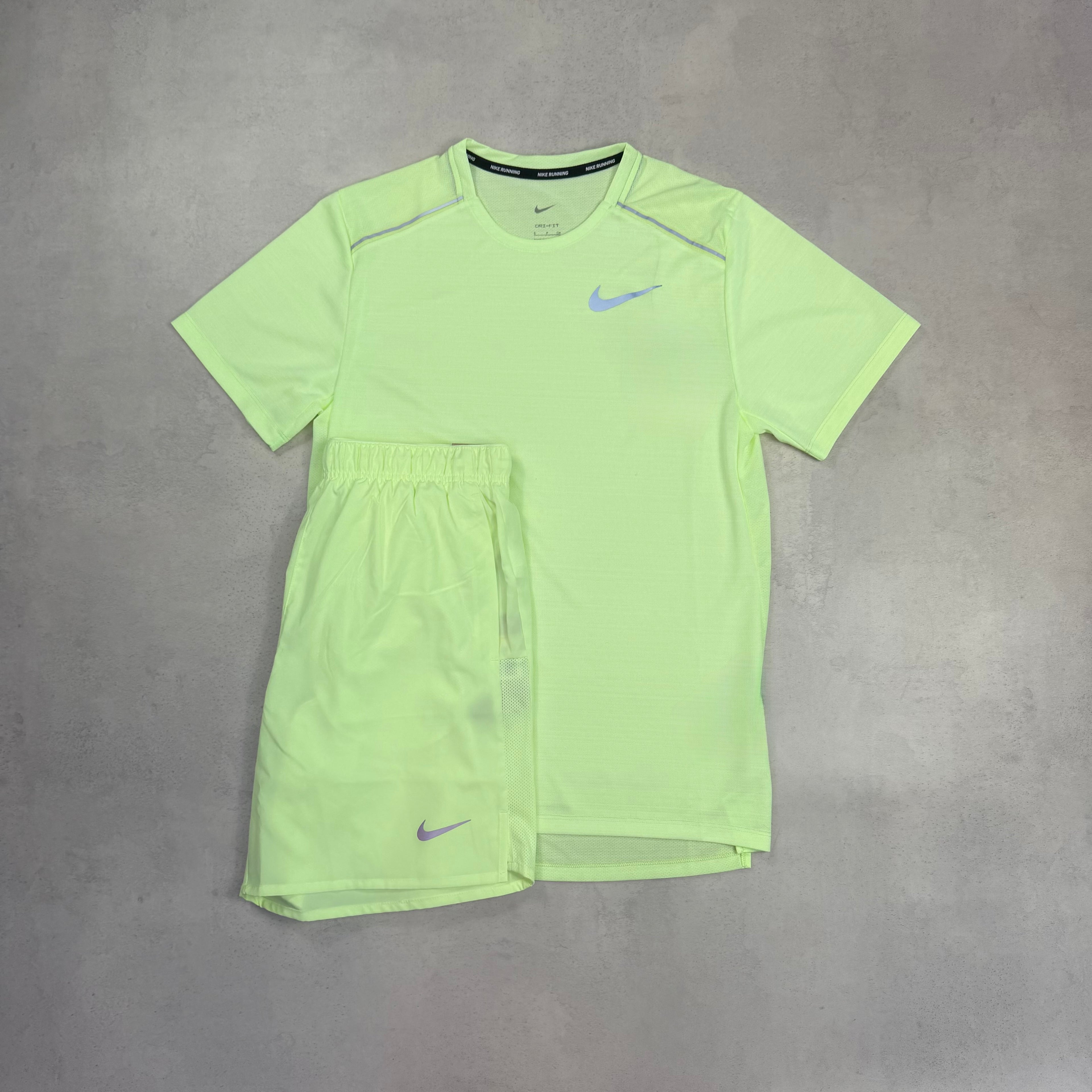 Nike Miler T-Shirt - Volt Ice