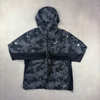 Asics Black Fujitrail Windrunner & Shorts Duo Set