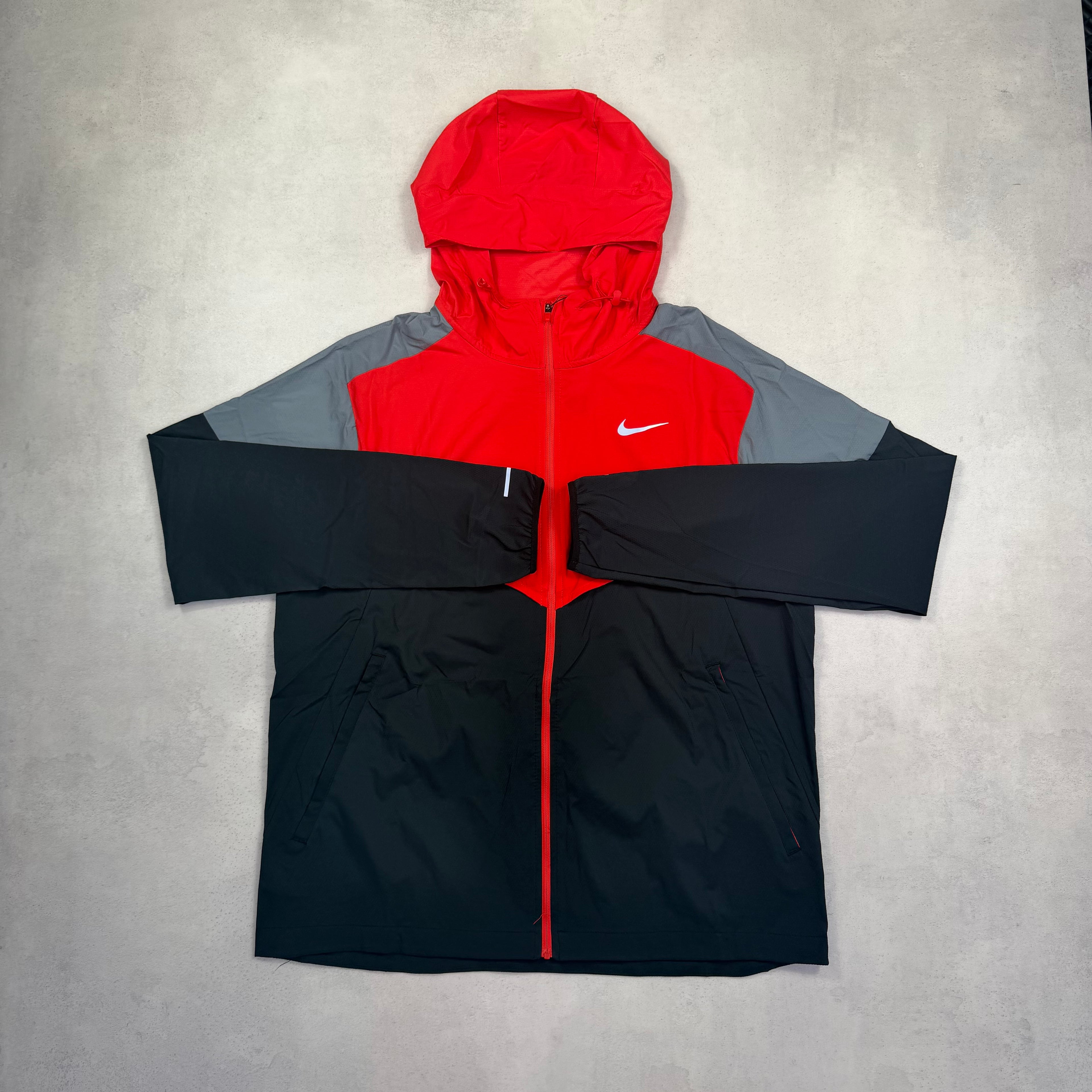 Nike Windrunner - Crimson Red & Black