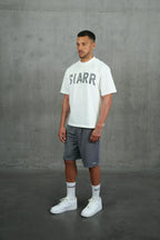 Siarr Scribble T-Shirt - White/Grey