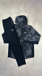 Trailberg Vertex Obsidian T-Shirt - Black/Neon Lime