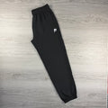 Patterned P Logo Pants - Black