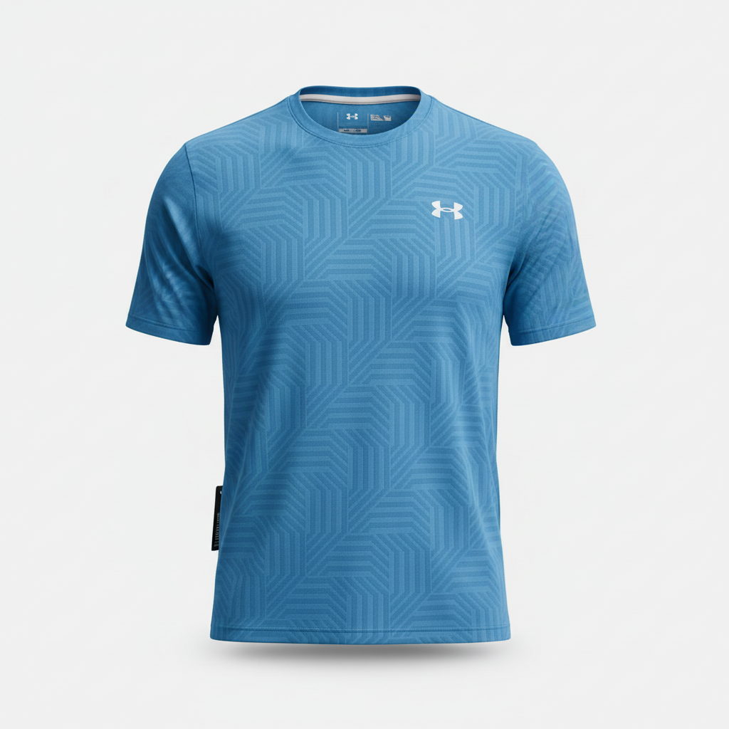 Under Armour Tech Vent Geotessa SS T-Shirt - Blue