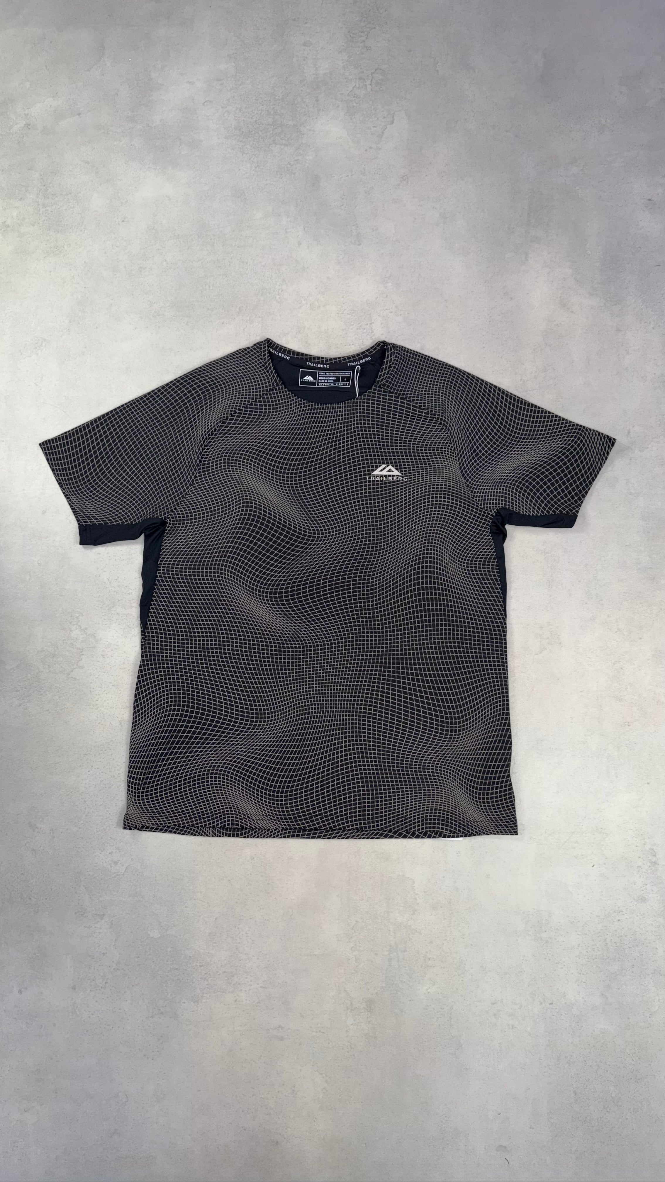 Trailberg Aspect Grid T-Shirt - Black Reflective