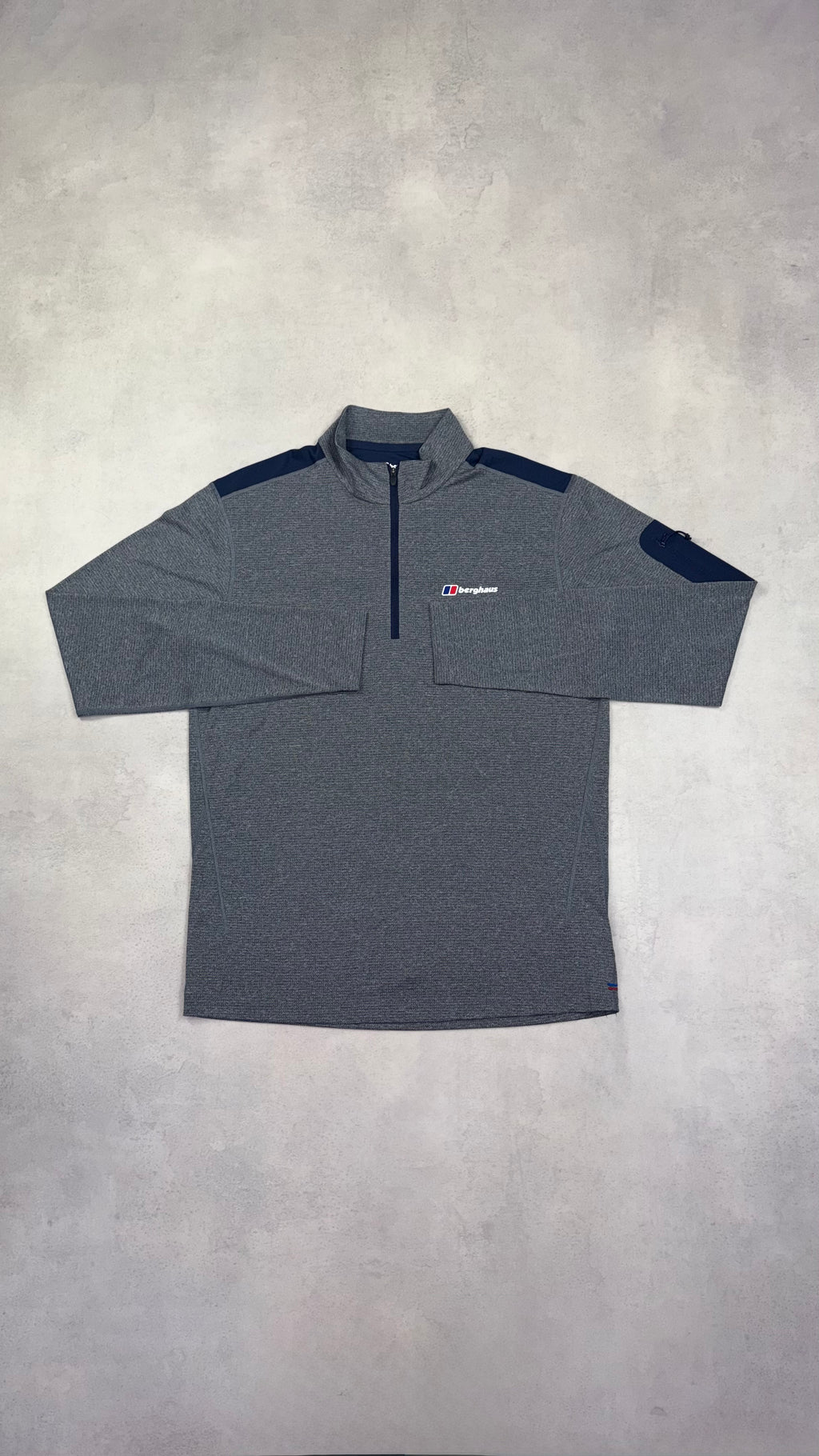 Berghaus Grey/Navy Explorer Half Zip & Navy Intervale Pants Tracksuit