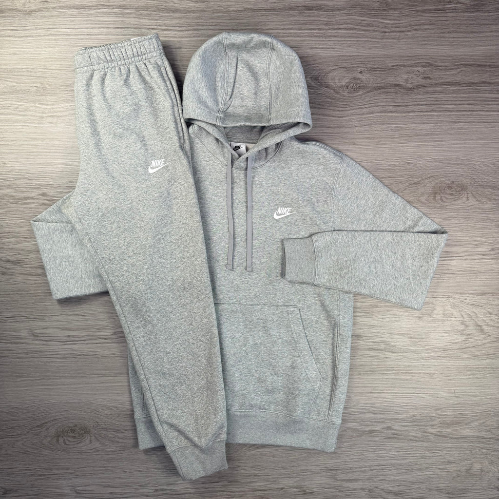 Nike Grey Essential Fleece Tracksuit