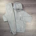 Nike Grey Essential Fleece Tracksuit