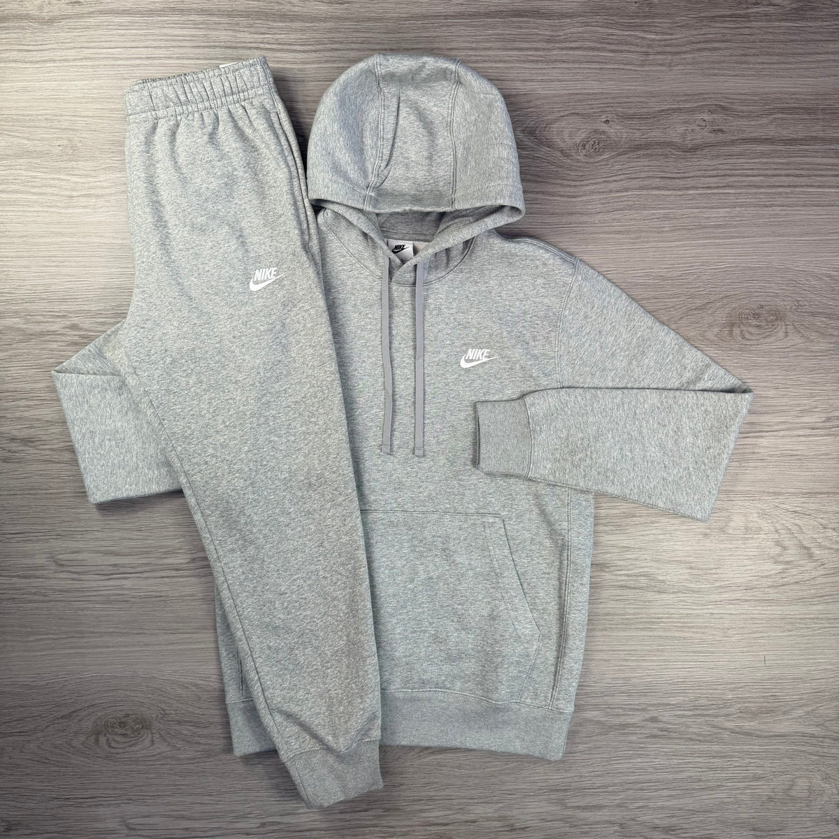Nike Grey Essential Fleece Tracksuit