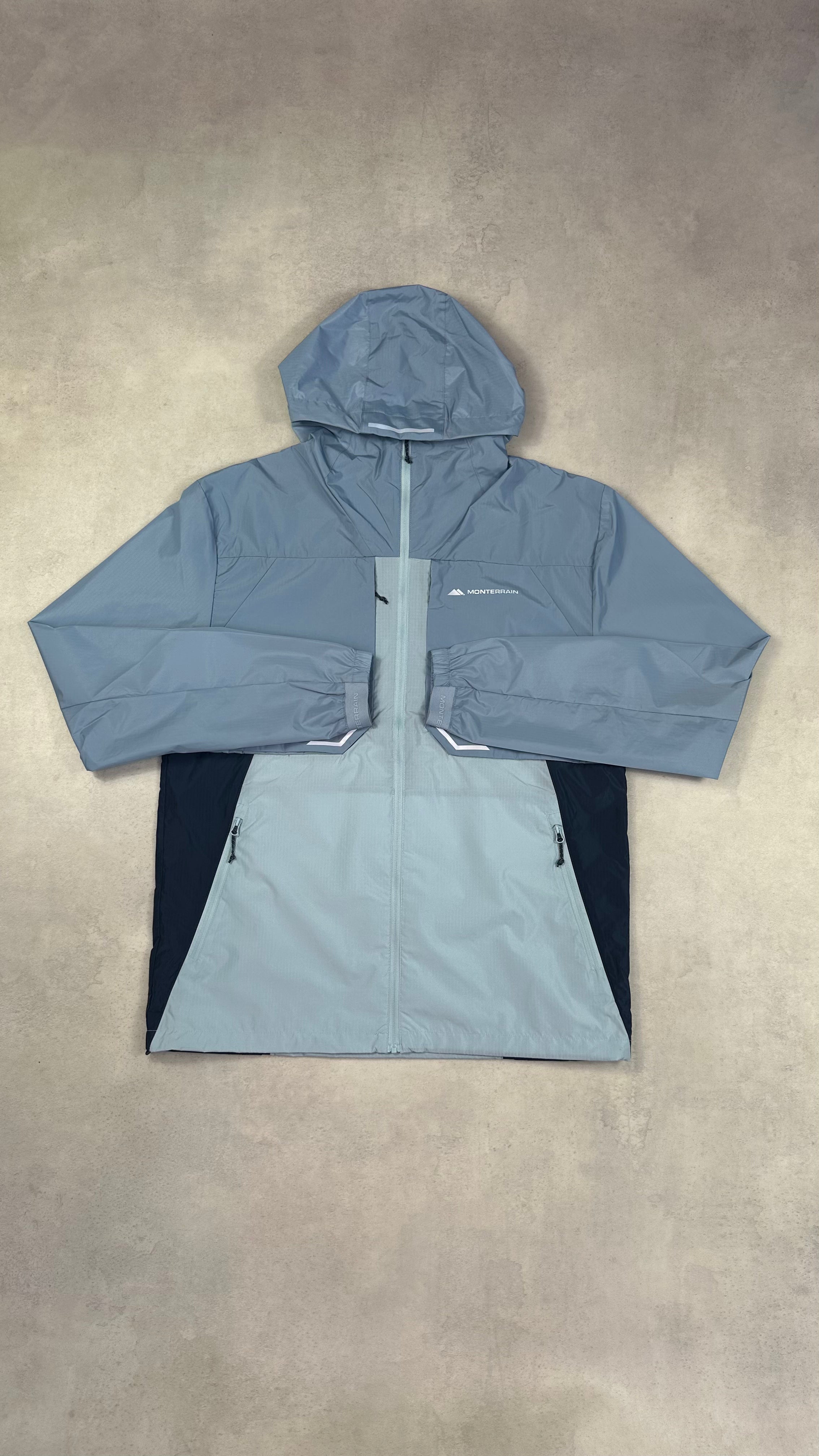Monterrain Cool Grey Windrunner & Grey Ramble Pants Tracksuit
