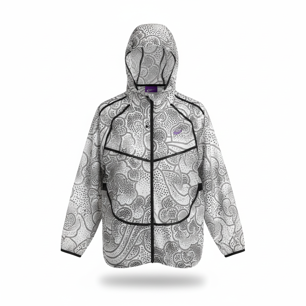 Asics White Limited Series Windrunner & Black Core Shorts Duo Set
