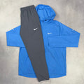 Nike University Blue Windrunner & Grey Challenger Pants Duo Set