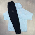 Nike Glacier Blue Windrunner & Black Challenger Pants Duo Set