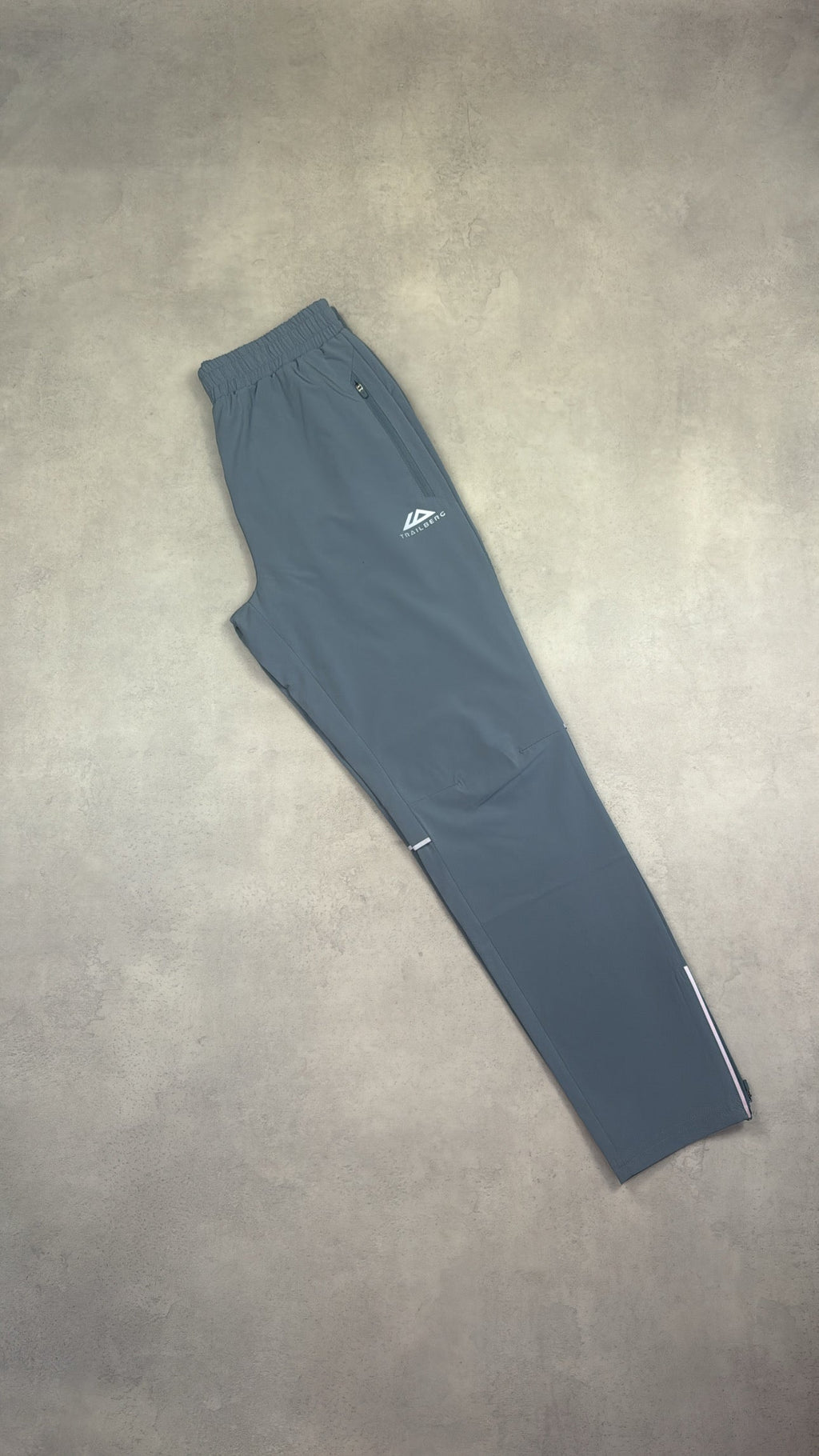 Trailberg Blue Fog/Grey Dimension Windrunner & Grey Dimension Pants Tracksuit