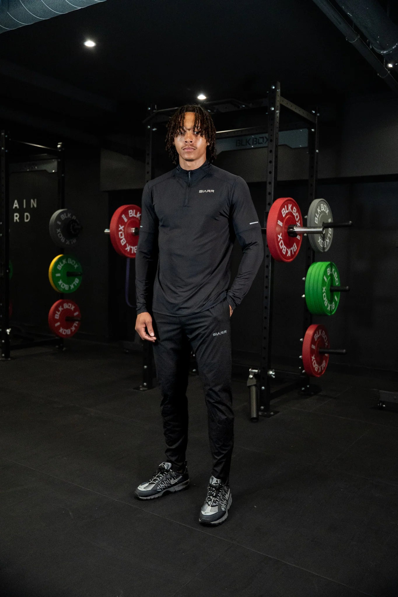 Siarr Performance 1/4 Zip - Black