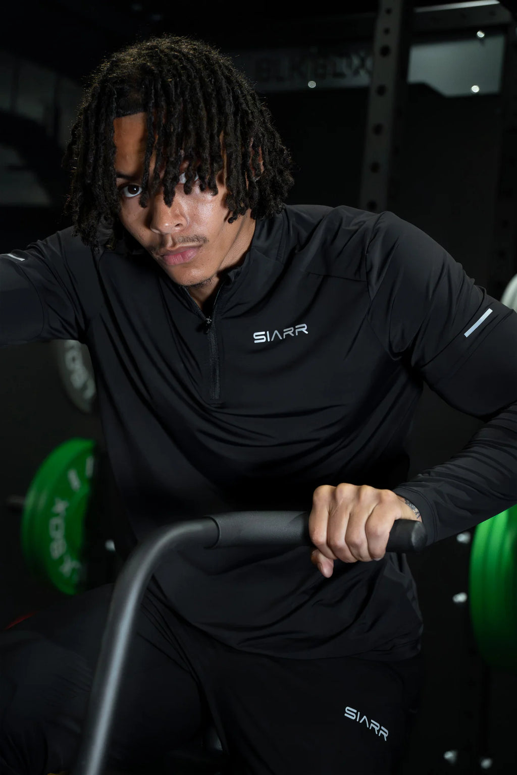 Siarr Performance 1/4 Zip - Black