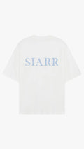 Siarr Puff T-Shirt - White / Baby Blue