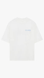 Siarr Puff T-Shirt - White / Baby Blue