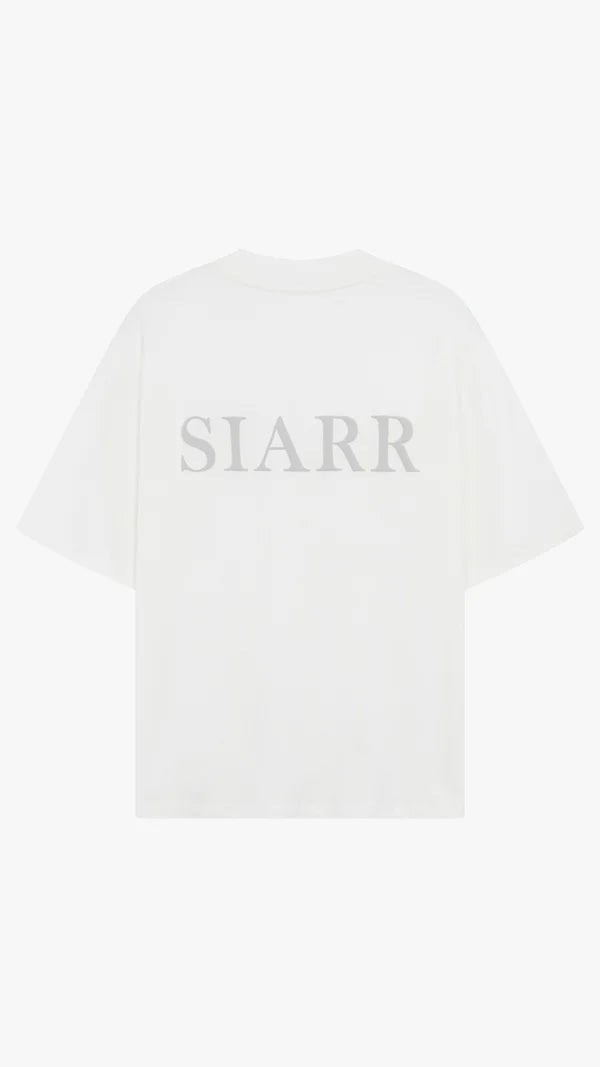 Siarr Puff T-Shirt - White/Grey