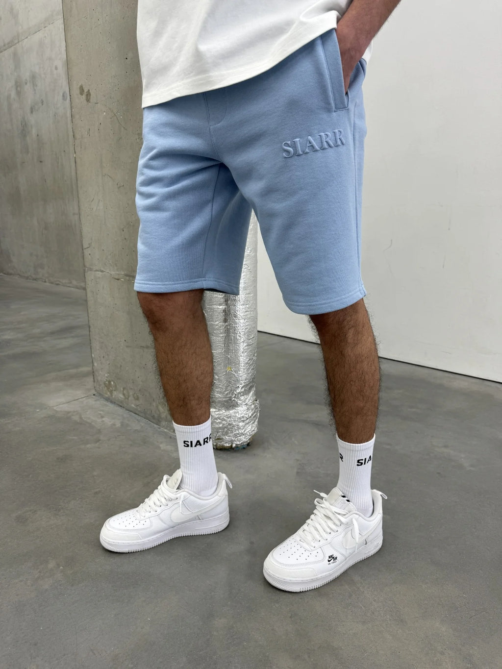 Siarr Puff Shorts - Baby Blue
