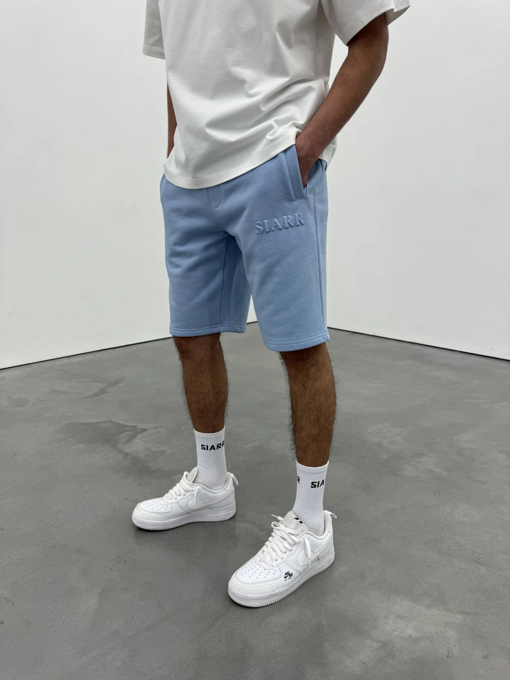 Siarr Puff Shorts - Baby Blue