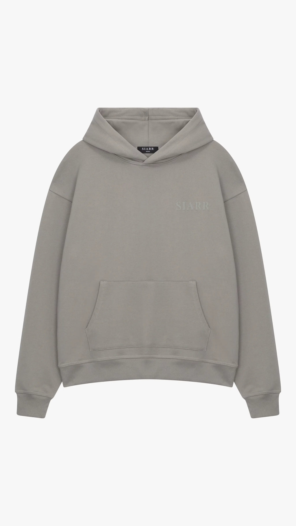 Siarr Puff Hoodie - Dove Grey