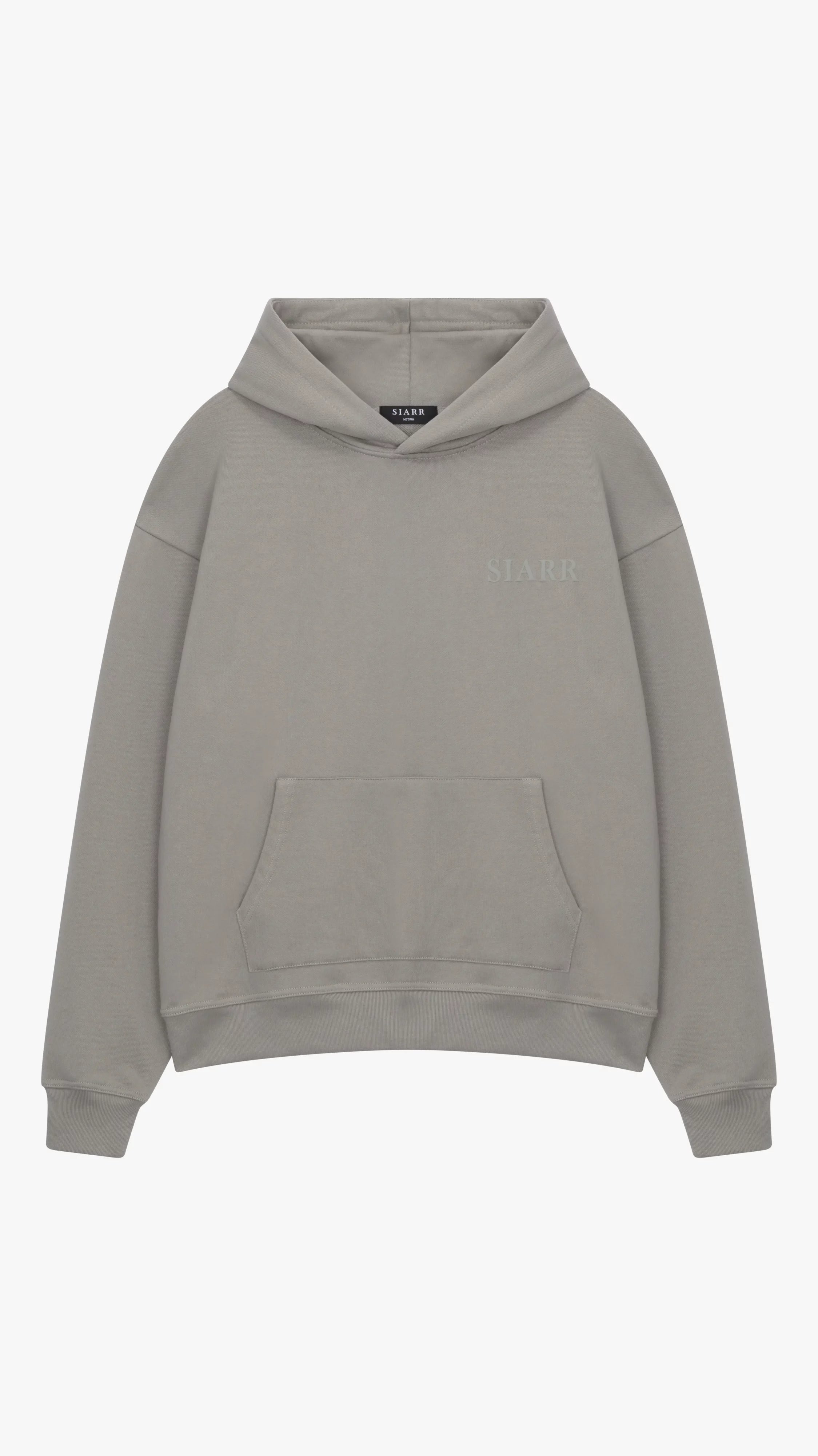 Siarr Puff Hoodie - Dove Grey