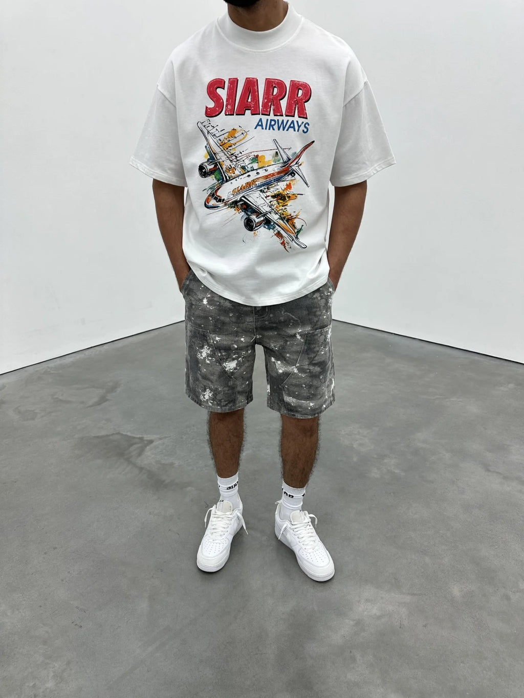 Siarr Aeroplane T-Shirt - White