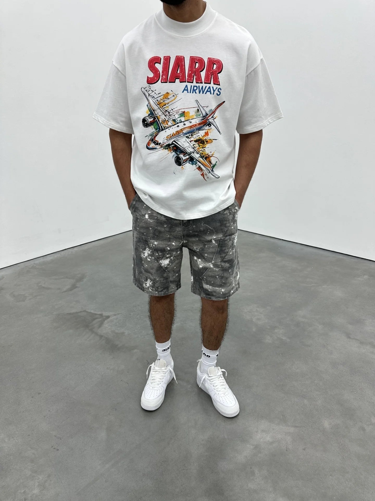 Siarr Aeroplane T-Shirt - White