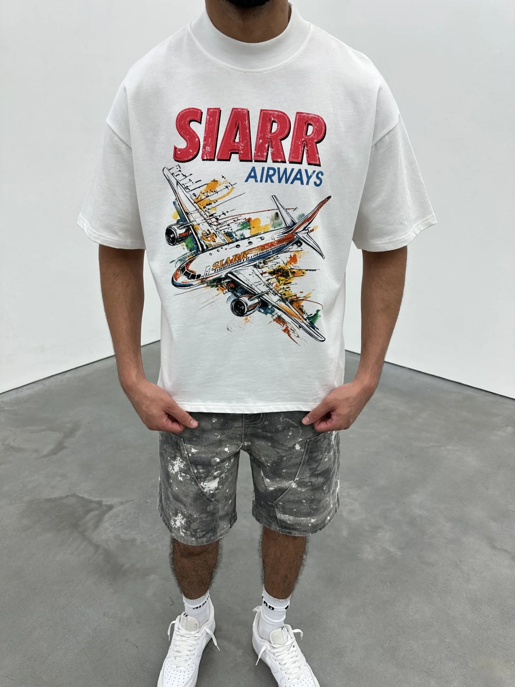 Siarr Aeroplane T-Shirt - White