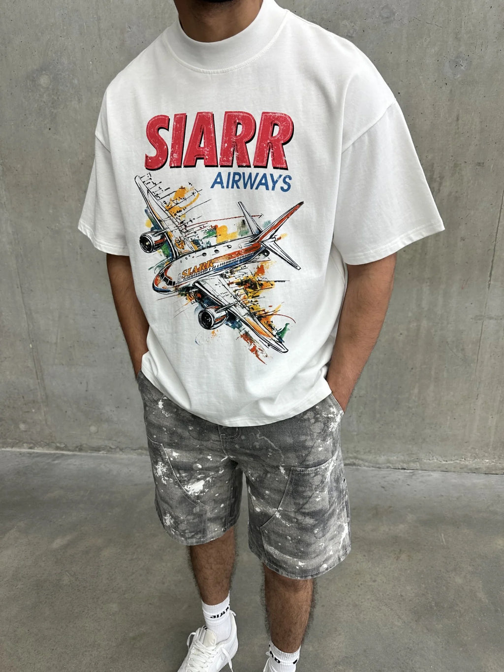 Siarr Aeroplane T-Shirt - White