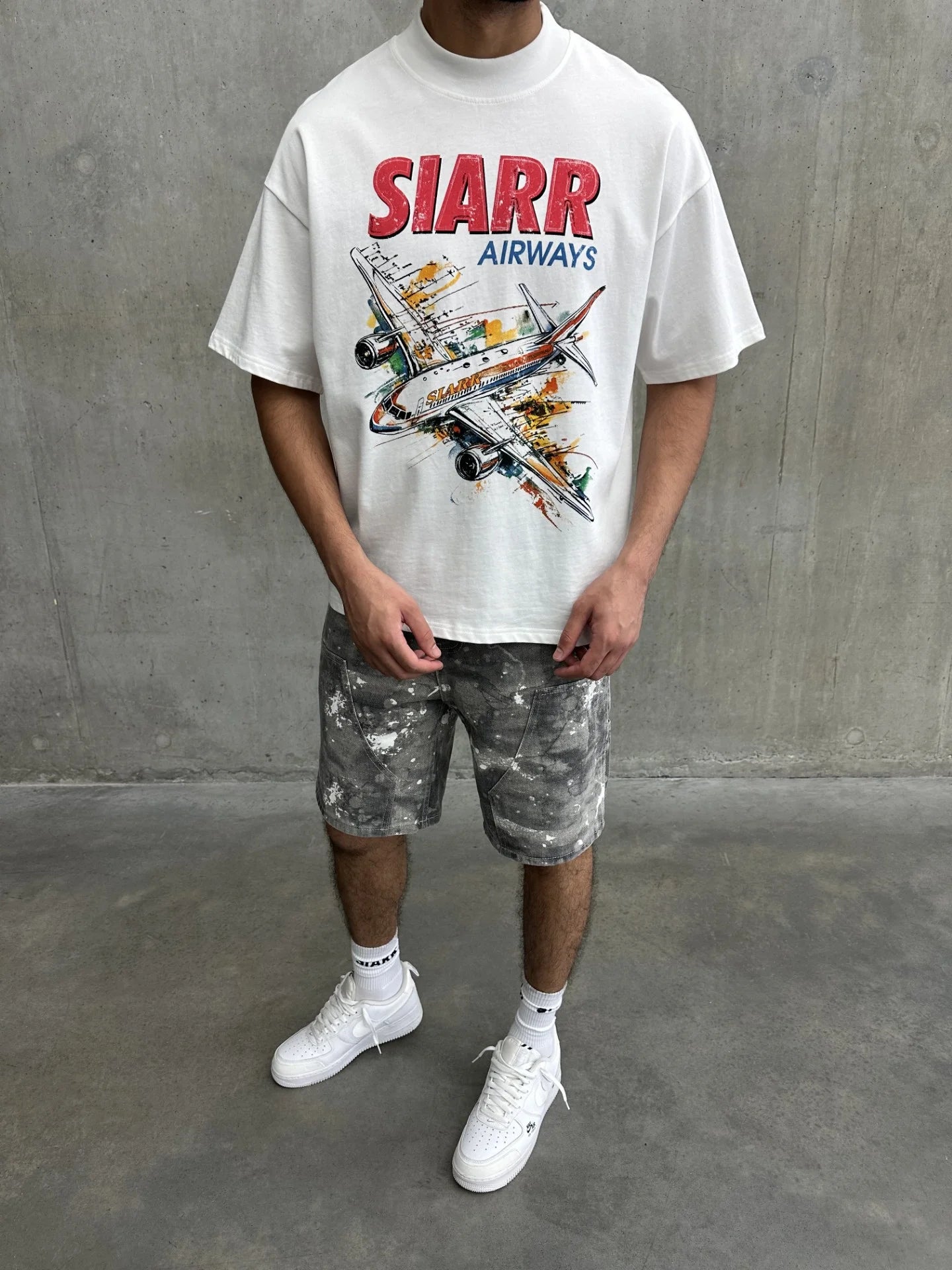 Siarr Aeroplane T-Shirt - White