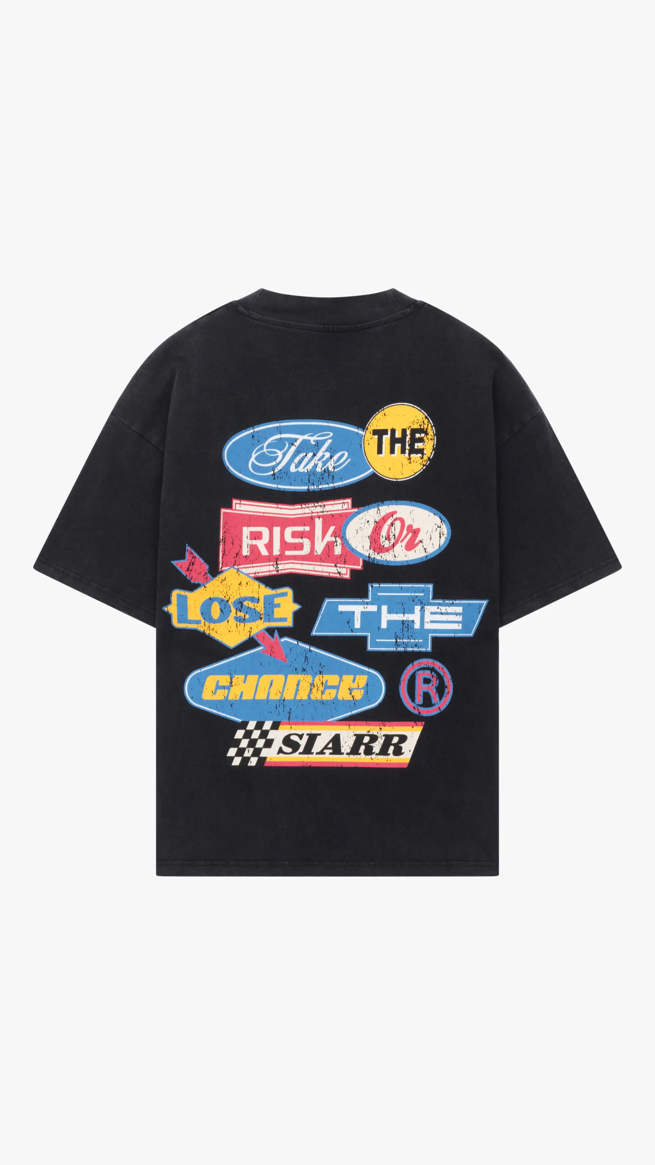 Siarr Take The Risk T-Shirt - Vintage Black